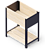 Pindstrup Modern højbed 58x36 cm - natur