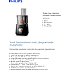 Philips Viva Collection HR7510/10 kompakt foodprocessor - sort