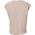 VRS dame top med v-hals str. L - beige
