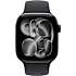 Apple Watch S11 (2025) GPS + Cell 42 mm - Jet Black Aluminium - Black Sport Band S/M