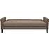 Milton sovesofa med opbevaring - brun