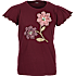 VRS børne T-shirt str. 98/104 - bordeaux