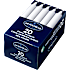 Kronelys ren stearin 2,4x20 cm 20-pak - hvid