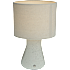 Asta keramik bordlampe - hvid