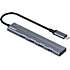 Deltaco USB-C hub 4-port