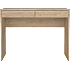 Function Plus skrivebord med 2 skuffer - trælook