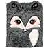 Danpen Junior A5 notesbog plys - Grey Fox