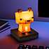 Minecraft Fox lampe - orange<BR>