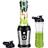Wilfa BL-500 to-go blender inkl. tilbehør - sort/sølvfarvet