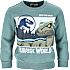 Jurassic World sweatshirt str. 98/104 - grøn