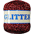 Lurex Glitter garn 25g 160m - Rød 23