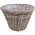 Nantes flettet kurv - stor - B: 38 x D: 38 x H: 28 cm