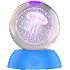 Glaskuglelampe - jellyfish