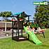 Jungle Gym Hut legetårn inkl. swing sort inkl slide