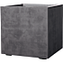 Millennium firkantet krukke 25x25x25 cm - antracit