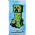 Minecraft Creeper håndklæde - 70x140 cm