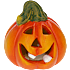 Halloween græskar med LED - flere varianter - assorteret