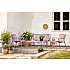 Messina loungebord - plum