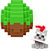 Minecraft Mini Mode Spawn Egg figur - flere varianter - assorteret