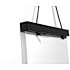 Plakatliste i sort - 51 cm