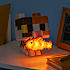 Minecraft Cat GloBuddies lampe - multifarvet
