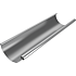 Grøvik tagrendepakke i aluminium 12 meter