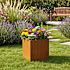 Hortus krukke corten 40x40x40 cm - med bund