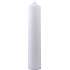 Windsor bloklys ren stearin 7x34,5 cm - hvid