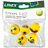 Linex emojis 3D viskelæder - 5 stk.