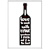 I love to cook with wine - 50x70 cm