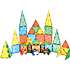 Constructor Kids magnetisk byggesæt 50 dele - vilde dyr