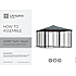 Palermo pavillon 3600 lukkesystem