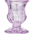 Lysestage 6 cm - lilla