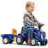 Falk Toys Baby New Holland Ride-On Traktor - Blå
