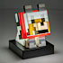 Minecraft Wolf lampe - grå