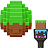 Minecraft Mini Mode Spawn Egg figur - flere varianter - assorteret
