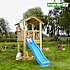 Jungle Gym Casa legetårn med blå rutsjebane