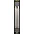Windsor LED 2-pak stagelys 22,5 cm - hvid