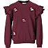 VRS børne sweatbluse str. 98/104 - bordeaux