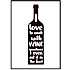 I love to cook with wine - 30x40 cm