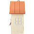 Fuglehus i træ 21,5 cm - flere varianter - assorteret