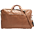 Unisex weekend skindtaske - cognac