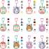 Squish-a-longs Squishmallows nøglering 2,5 cm 3-pak – flere varianter – assorteret