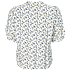 VRS dame blomstret oversize skjorte str- XS - hvid