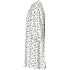 VRS dame blomstret oversize kjole str. S - hvid