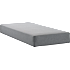 Nordisk Fjer boxmadras 90x200 cm - lysegrå
