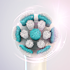 Oral-B iO Gentle Care tandbørstehoveder 4-pak - hvid
