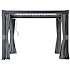 Sunjoy gardin til pergola matterhorn 306 x 306 cm