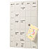 NAGA magnetisk ugetavle 40x60 cm - beige