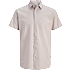 JJ REBEL herre skjorte i hørblanding str. 2XL - beige